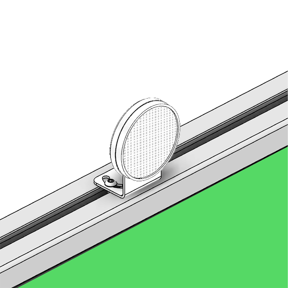 66-205-1 MODULAR SOLUTIONS BRACKET, REFLECTOR HOLDER FOR SENSORS W/ HARDWARE